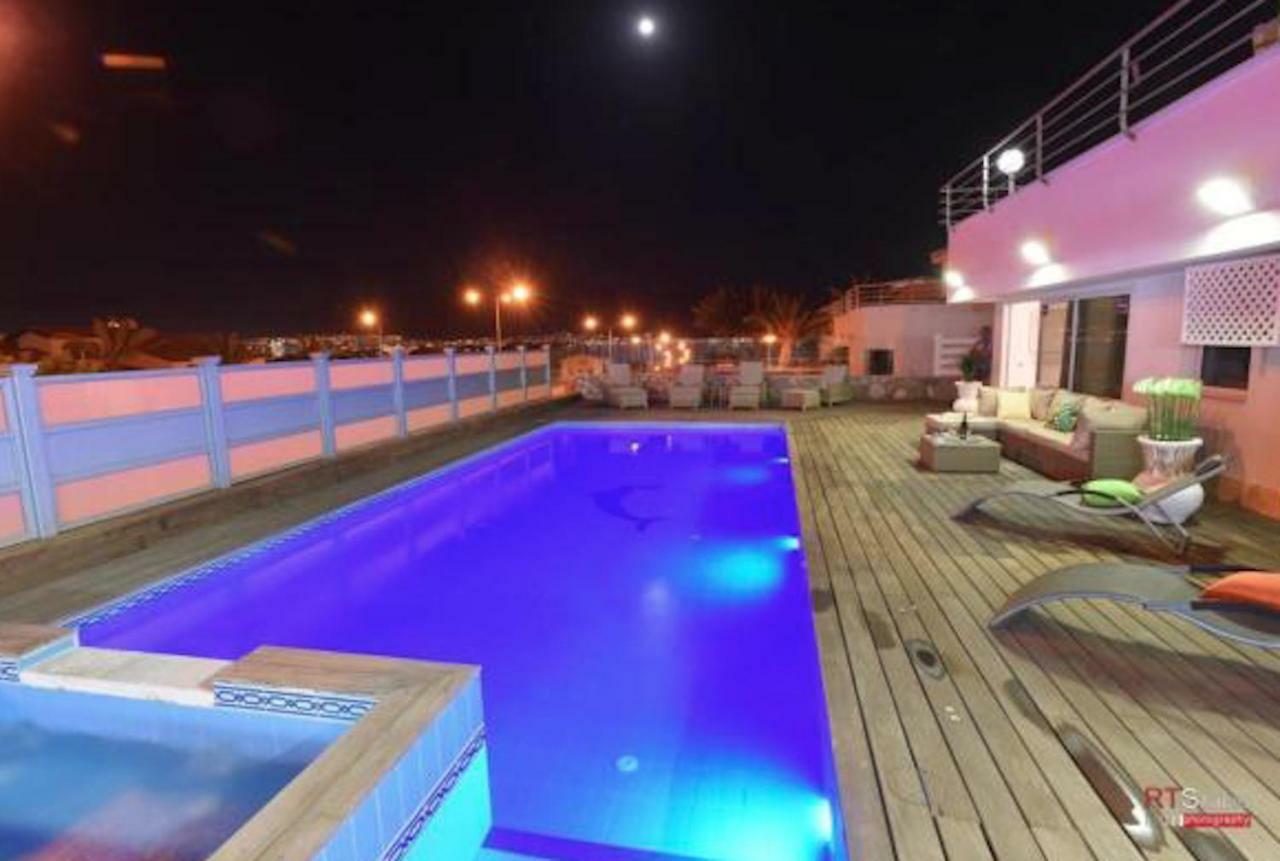 Villa With Heated Pool And Jacuzzi Sea View 300M Front Of The Beach Эйлат Экстерьер фото